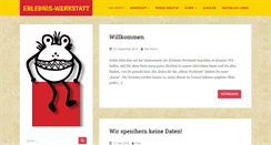 Desktop Screenshot of erlebnis-werkstatt.de